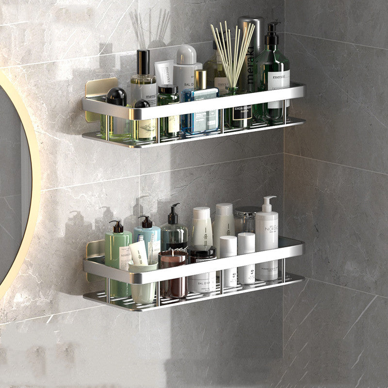 Sleek and Convenient Wall-Mounted Bathroom Shelf